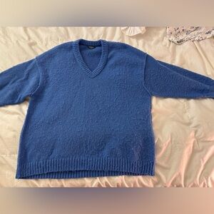 Target wild fable blue v neck sweater
